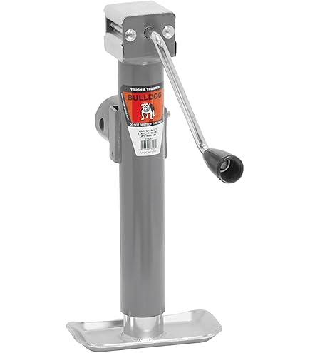 Amazon.com: Bulldog 178203 Round Trailer Jack, Side Mount